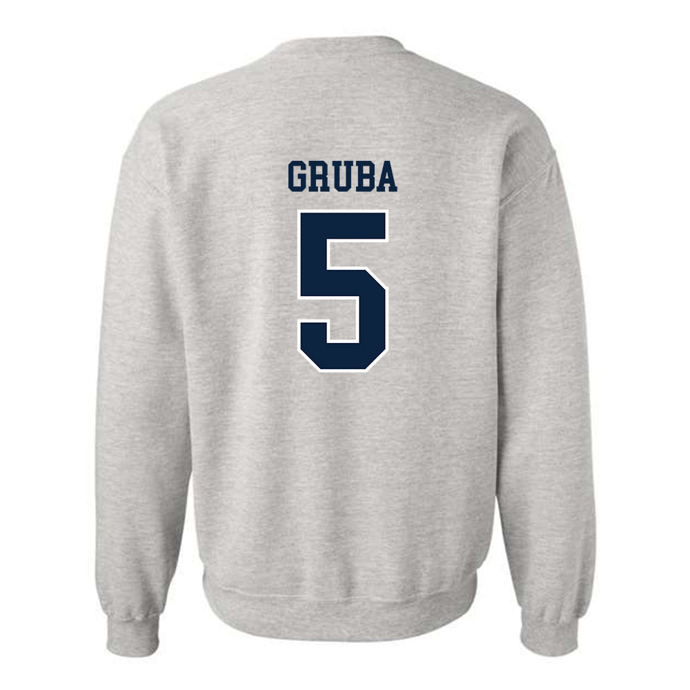 Notre Dame - NCAA Men's Ice Hockey : Leo Gruba - Classic Shersey Crewneck Sweatshirt-1