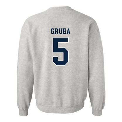 Notre Dame - NCAA Men's Ice Hockey : Leo Gruba - Classic Shersey Crewneck Sweatshirt-1