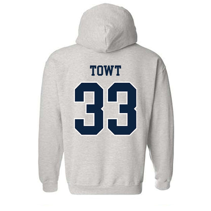 Notre Dame - NCAA Men's Basketball : Carson Towt - Classic Shersey Hooded Sweatshirt-1