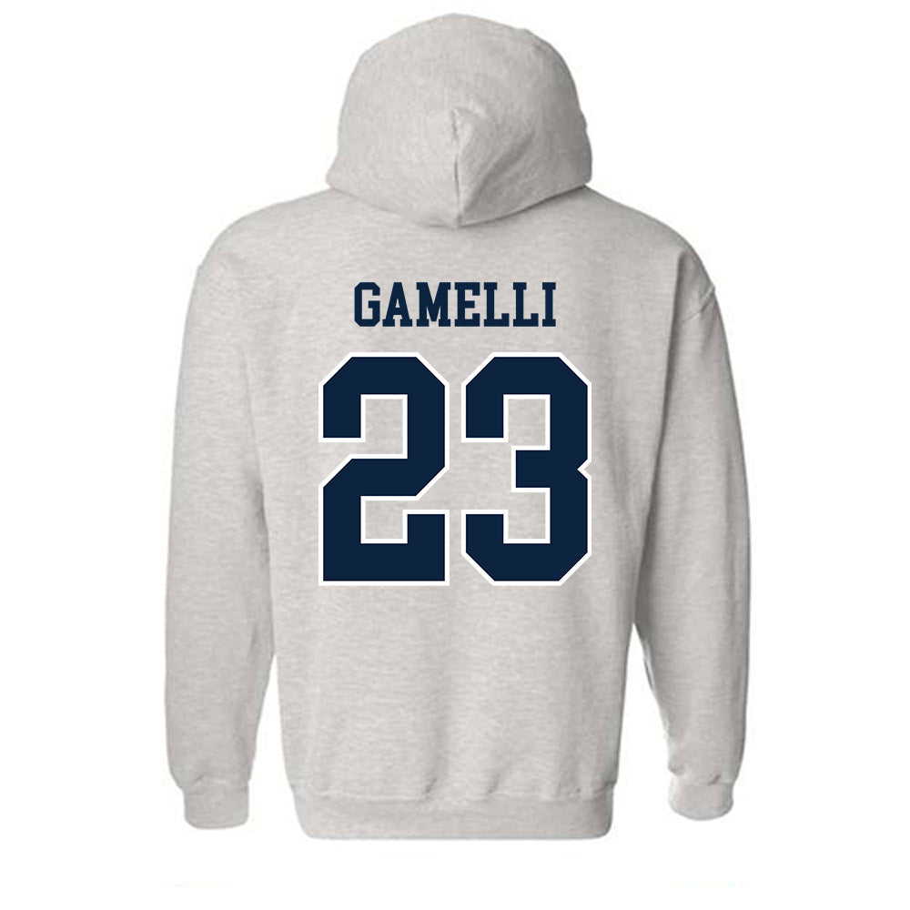 Notre Dame - NCAA Baseball : Gian Gamelli - Classic Shersey Hooded Sweatshirt-1