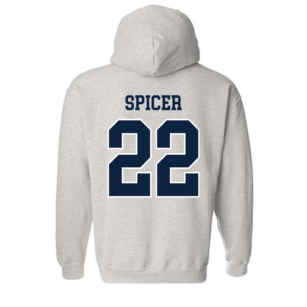 Notre Dame - NCAA Men's Soccer : Nolan Spicer - Classic Shersey Hooded Sweatshirt-1