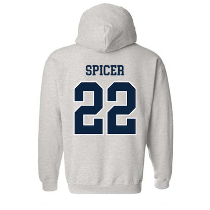 Notre Dame - NCAA Men's Soccer : Nolan Spicer - Classic Shersey Hooded Sweatshirt-1
