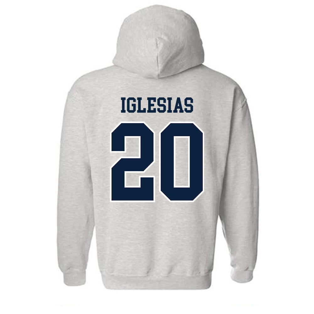 Notre Dame - NCAA Men's Lacrosse : Miguel Iglesias - Classic Shersey Hooded Sweatshirt-1