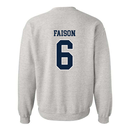 Notre Dame - NCAA Football : Jordan Faison - Classic Shersey Crewneck Sweatshirt-1