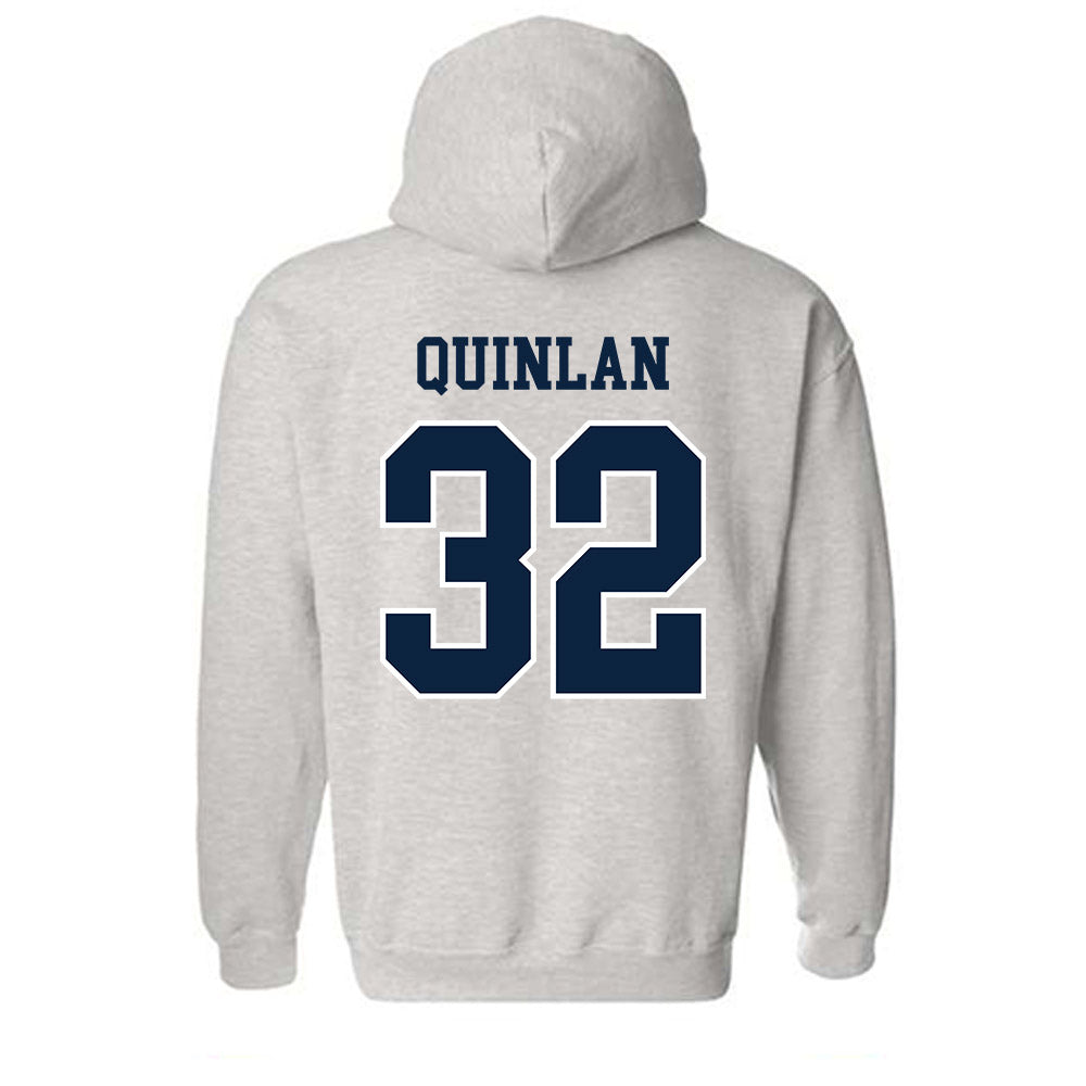 Notre Dame - NCAA Men's Ice Hockey : Patrick Quinlan - Classic Shersey Hooded Sweatshirt-1