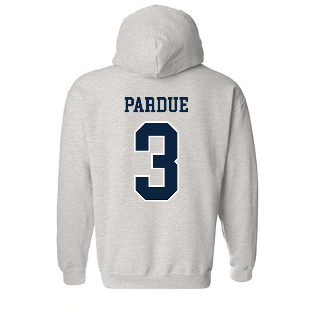Notre Dame - NCAA Men's Ice Hockey : Charlie Pardue - Classic Shersey Hooded Sweatshirt-1