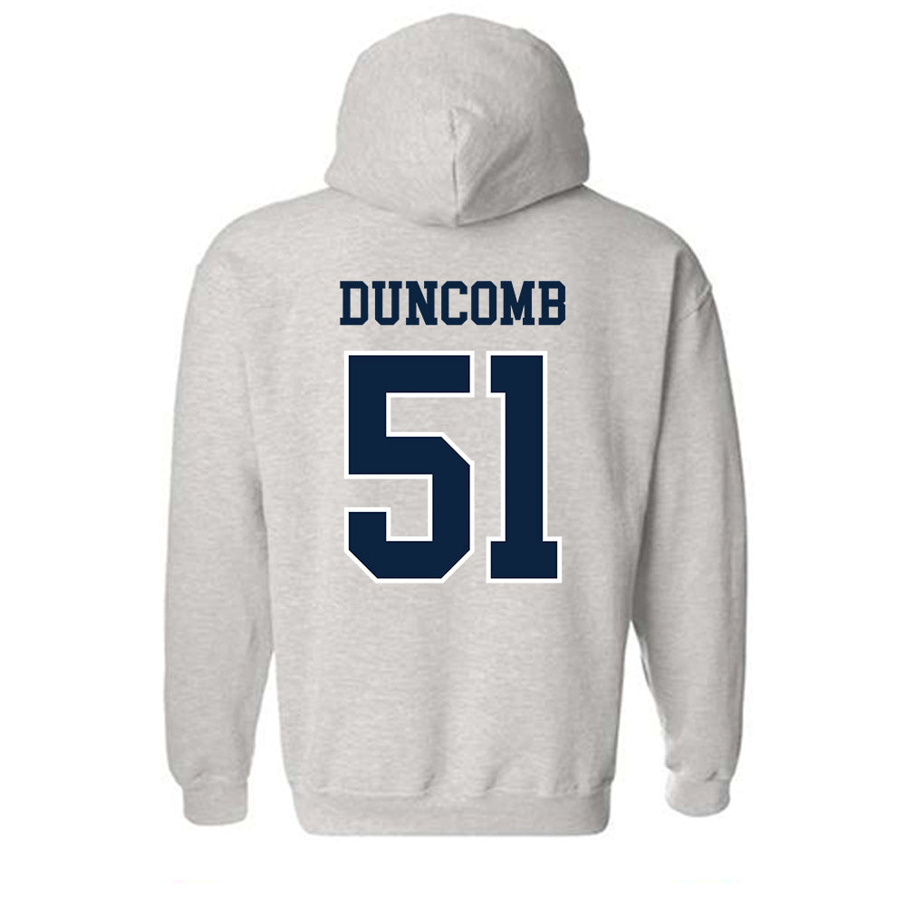 Notre Dame - NCAA Men's Basketball : Logan Duncomb - Classic Shersey Hooded Sweatshirt-1