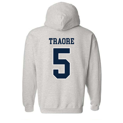 Notre Dame - NCAA Football : Boubacar Traore - Classic Shersey Hooded Sweatshirt-1
