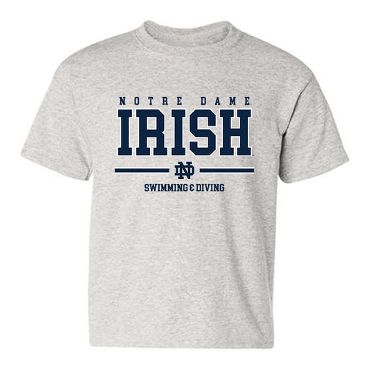 Notre Dame - NCAA Men's Swimming & Diving : Zack Oswald - Classic Shersey Youth T-Shirt-0