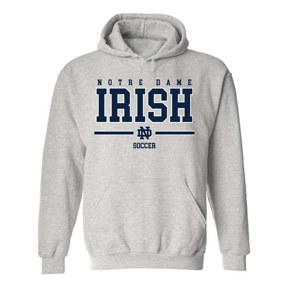 Notre Dame - NCAA Men's Soccer : Vlad Walent - Classic Shersey Hooded Sweatshirt-0
