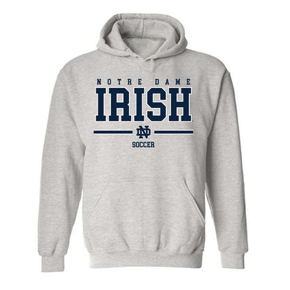 Notre Dame - NCAA Men's Soccer : Vlad Walent - Classic Shersey Hooded Sweatshirt-0
