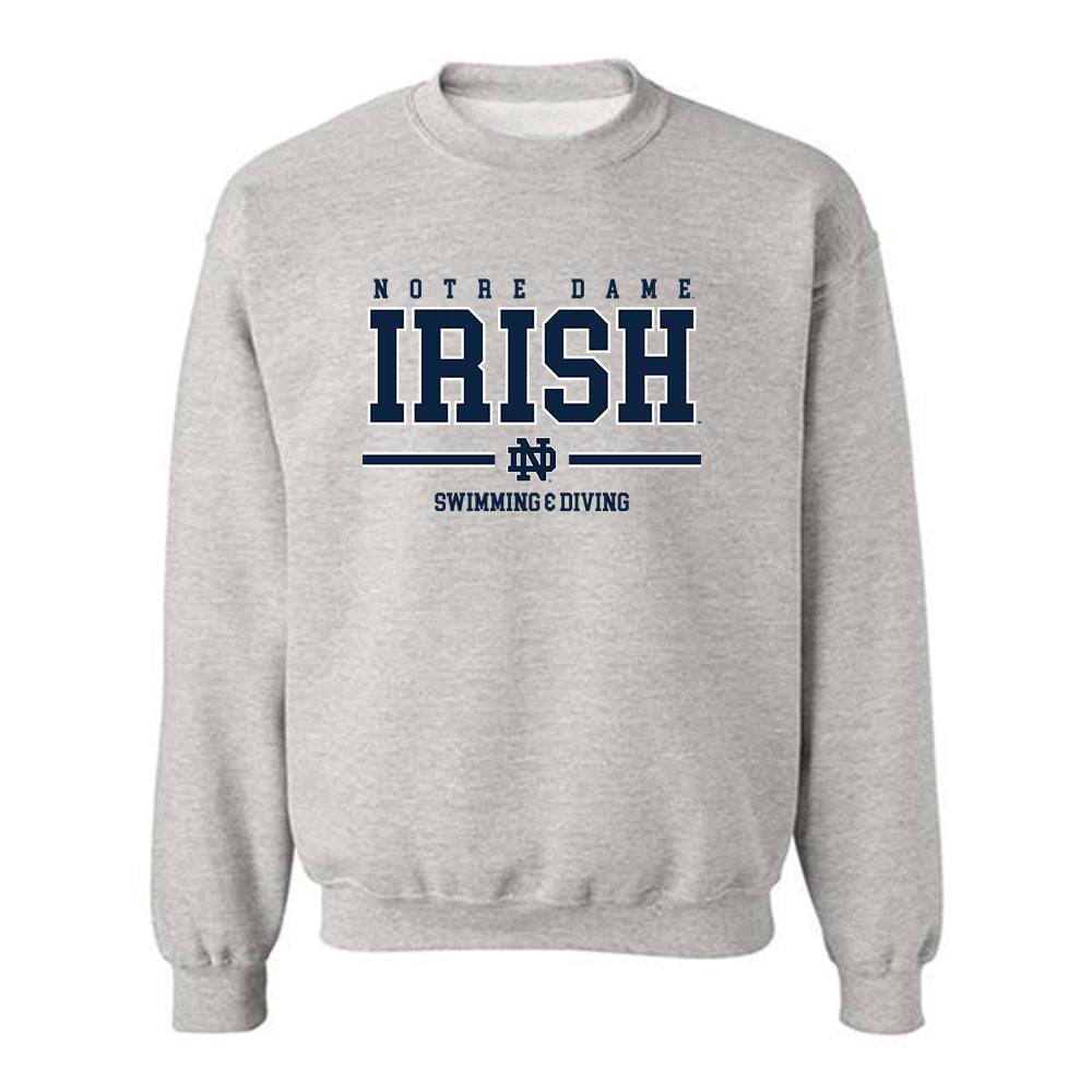 Notre Dame - NCAA Women's Swimming & Diving : Camryn Tilger - Classic Shersey Crewneck Sweatshirt-0