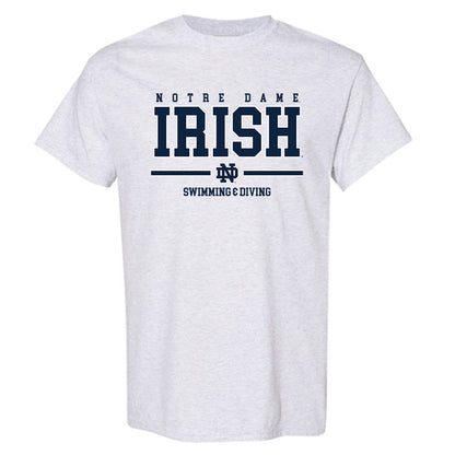 Notre Dame - NCAA Men's Swimming & Diving : Owen Tharrington - Classic Shersey T-Shirt-0