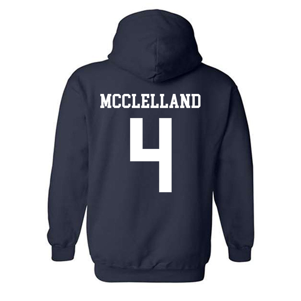 Notre Dame - NCAA Women's Lacrosse : Ellie McClelland - Classic Shersey Hooded Sweatshirt-1
