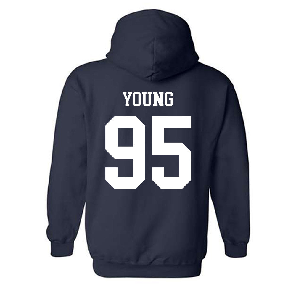Notre Dame - NCAA Football : Bryce Young - Classic Shersey Hooded Sweatshirt-1