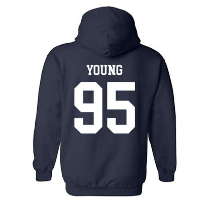 Notre Dame - NCAA Football : Bryce Young - Classic Shersey Hooded Sweatshirt-1