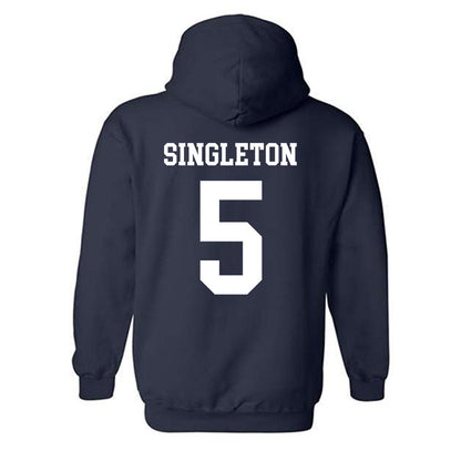 Notre Dame - NCAA Baseball : Dylan Singleton - Classic Shersey Hooded Sweatshirt-1