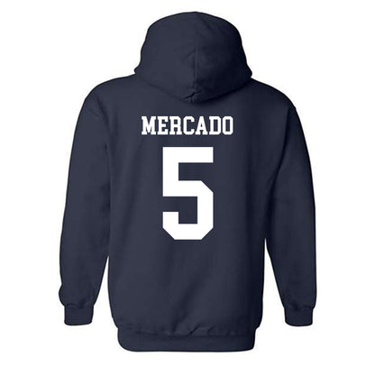 Notre Dame - NCAA Women's Volleyball : Carla Mercado - Classic Shersey Hooded Sweatshirt-1