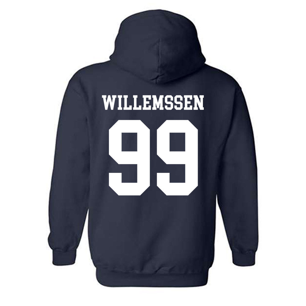 Notre Dame - NCAA Softball : Christina Willemssen - Classic Shersey Hooded Sweatshirt-1