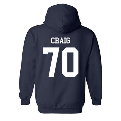 Notre Dame - NCAA Football : Ashton Craig - Classic Shersey Hooded Sweatshirt-1