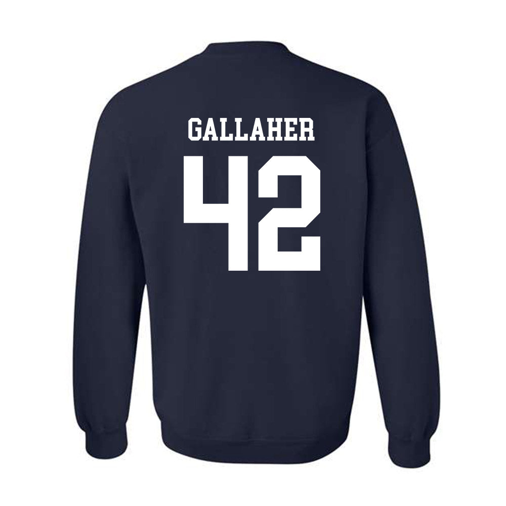Notre Dame - NCAA Men's Lacrosse : Christian Gallaher - Classic Shersey Crewneck Sweatshirt-1