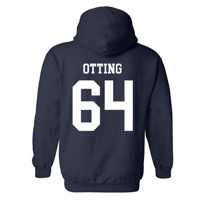 Notre Dame - NCAA Football : Joe Otting - Classic Shersey Hooded Sweatshirt-1