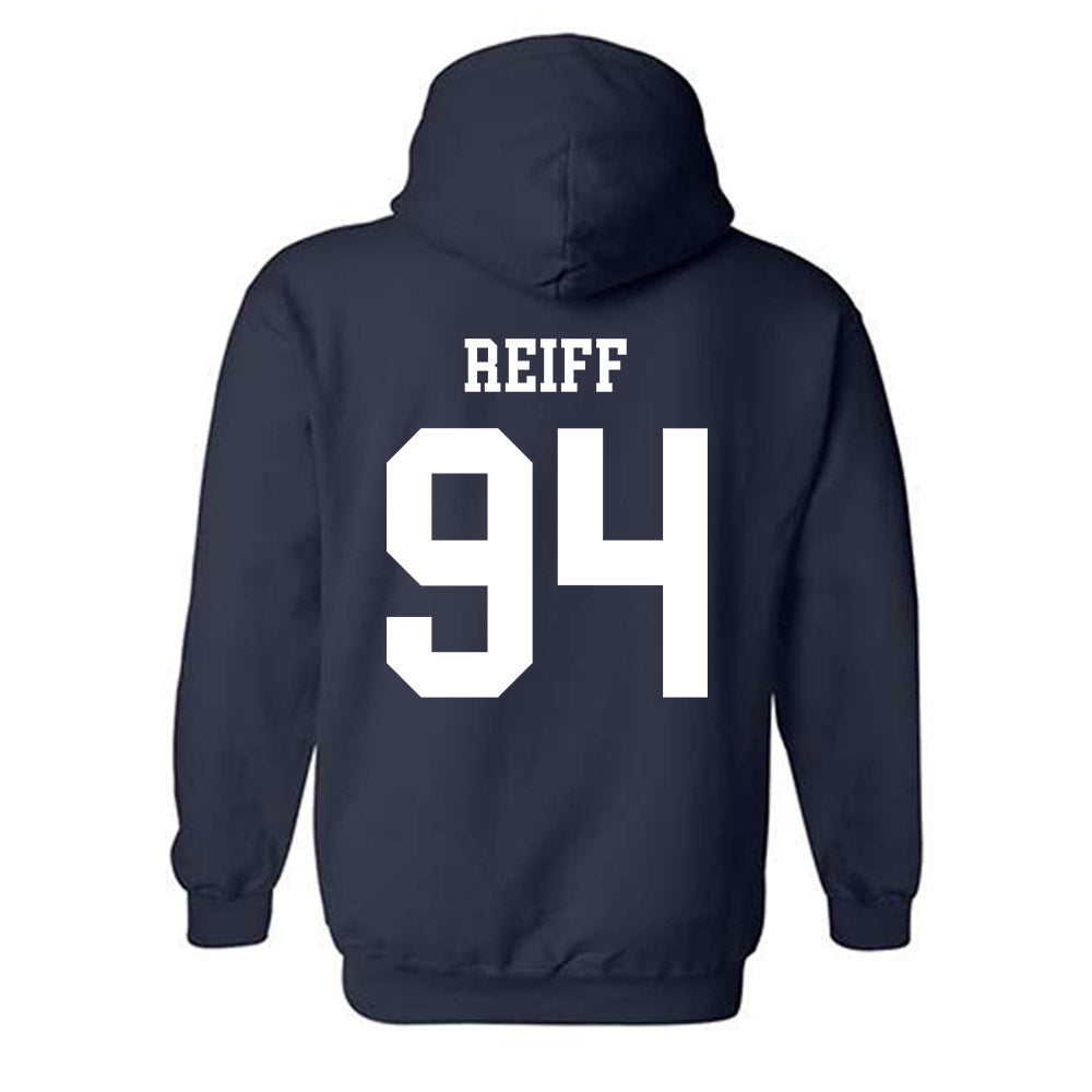 Notre Dame - NCAA Football : Joe Reiff - Classic Shersey Hooded Sweatshirt-1