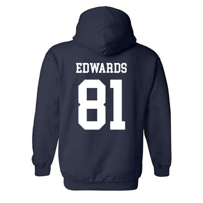 Notre Dame - NCAA Men's Ice Hockey : Beckham Edwards - Classic Shersey Hooded Sweatshirt-1