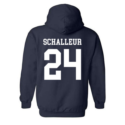 Notre Dame - NCAA Women's Lacrosse : Bailey Schalleur - Classic Shersey Hooded Sweatshirt-1