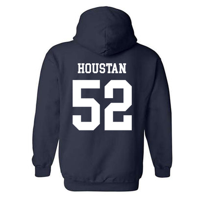 Notre Dame - NCAA Football : Devan Houstan - Classic Shersey Hooded Sweatshirt-1