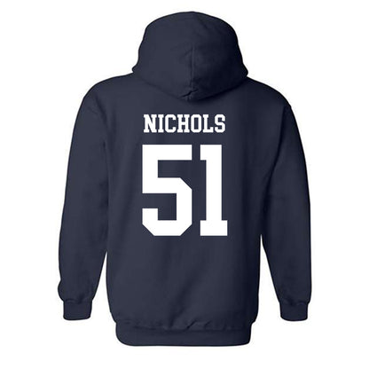Notre Dame - NCAA Football : Ben Nichols - Classic Shersey Hooded Sweatshirt-1