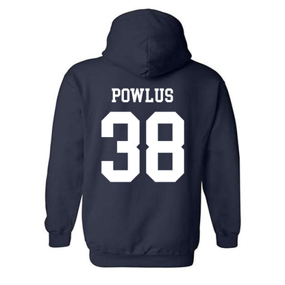 Notre Dame - NCAA Football : Tommy Powlus - Classic Shersey Hooded Sweatshirt-1