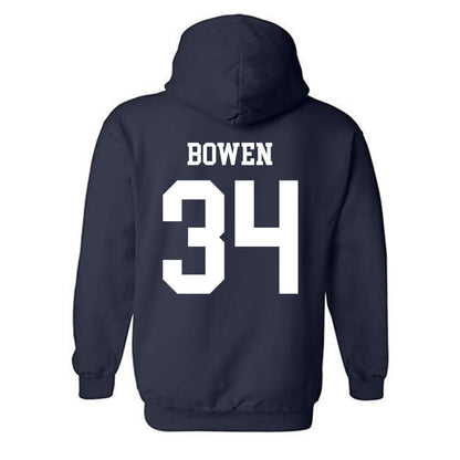 Notre Dame - NCAA Football : Drayk Bowen - Classic Shersey Hooded Sweatshirt-1