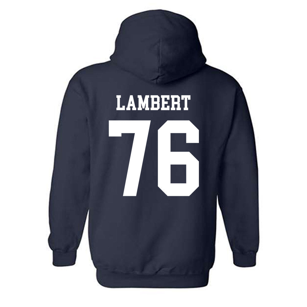 Notre Dame - NCAA Football : Guerby Lambert - Classic Shersey Hooded Sweatshirt-1