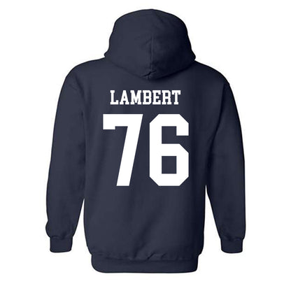 Notre Dame - NCAA Football : Guerby Lambert - Classic Shersey Hooded Sweatshirt-1