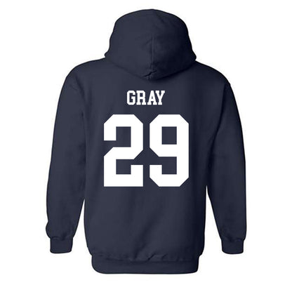 Notre Dame - NCAA Football : Christian Gray - Classic Shersey Hooded Sweatshirt-1