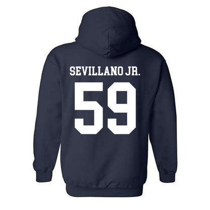 Notre Dame - NCAA Football : Sean Sevillano Jr. - Classic Shersey Hooded Sweatshirt-1