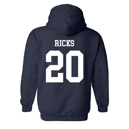 Notre Dame - NCAA Baseball : Caleb Ricks - Classic Shersey Hooded Sweatshirt-1