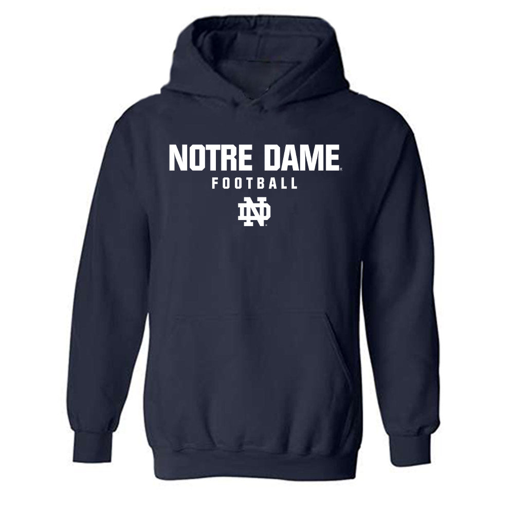 Notre Dame - NCAA Football : Bryce Young - Classic Shersey Hooded Sweatshirt-0