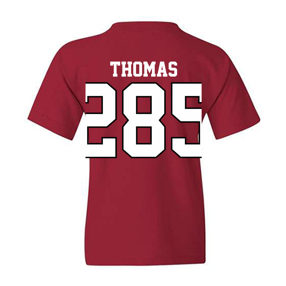 Oklahoma - NCAA Wrestling : Ricky Thomas - Classic Shersey Youth T-Shirt-1