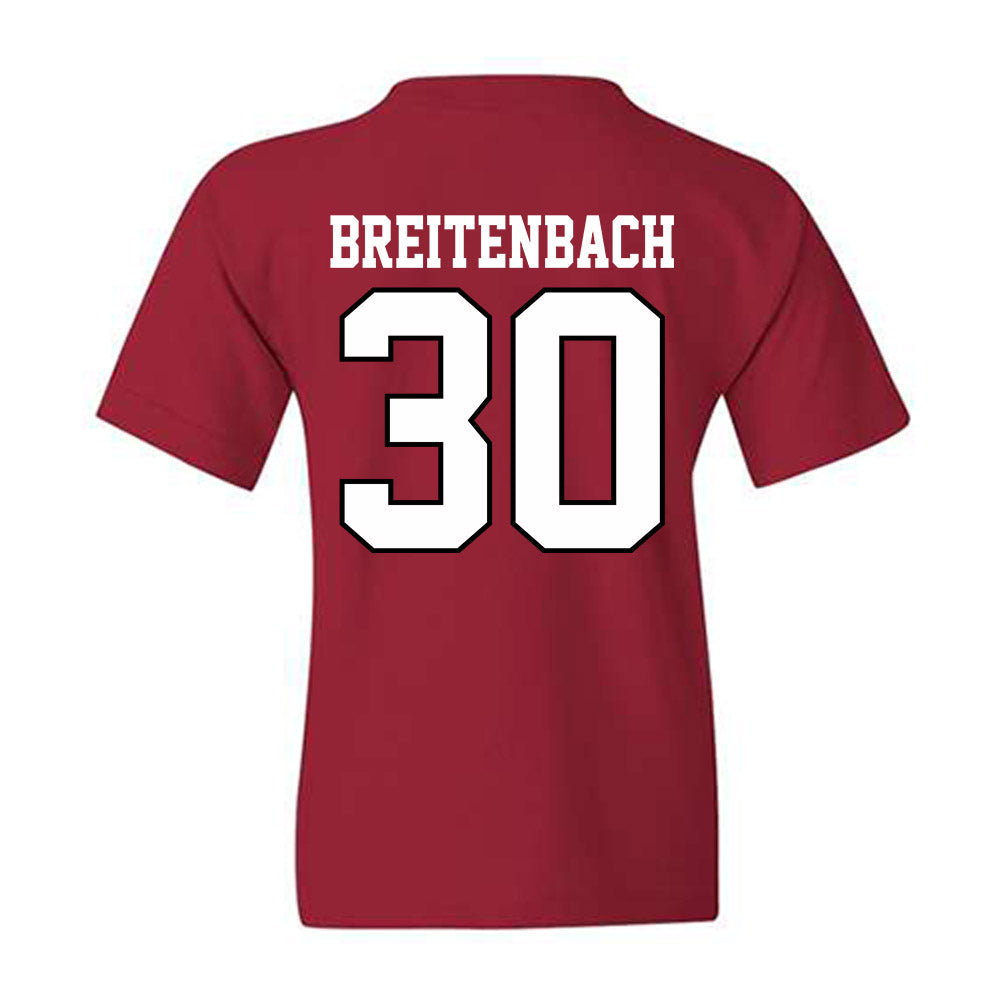 Oklahoma - NCAA Baseball : Finn Breitenbach - Classic Shersey Youth T-Shirt-1