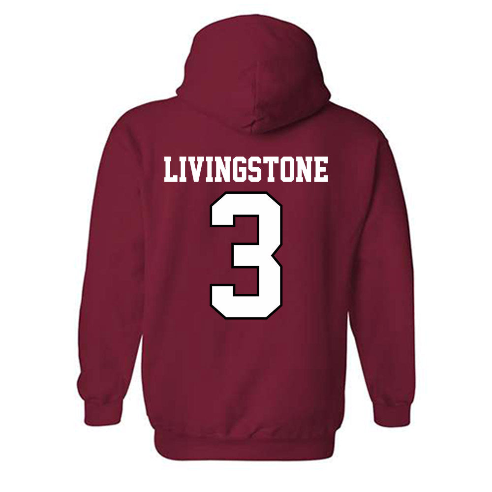 Oklahoma - NCAA Football : Parker Livingstone - Classic Shersey Hooded Sweatshirt-1