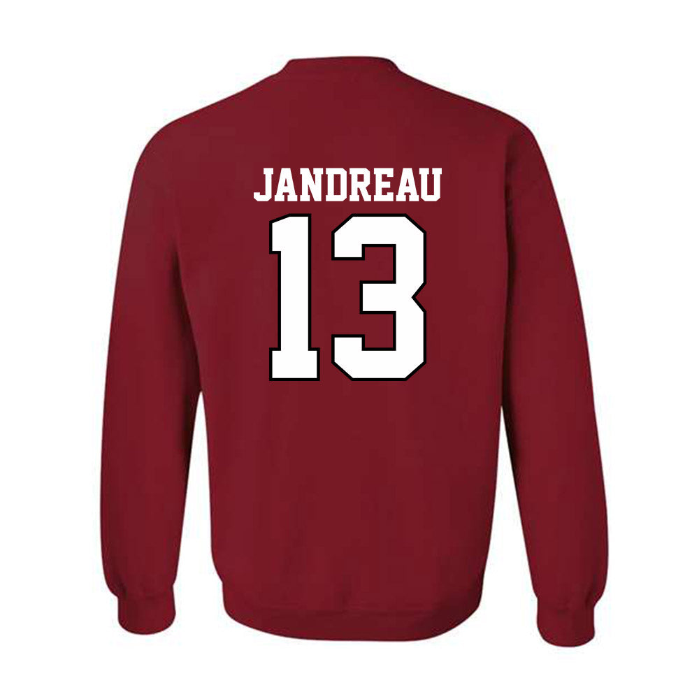 Oklahoma - NCAA Football : Niko Jandreau - Classic Shersey Crewneck Sweatshirt-1