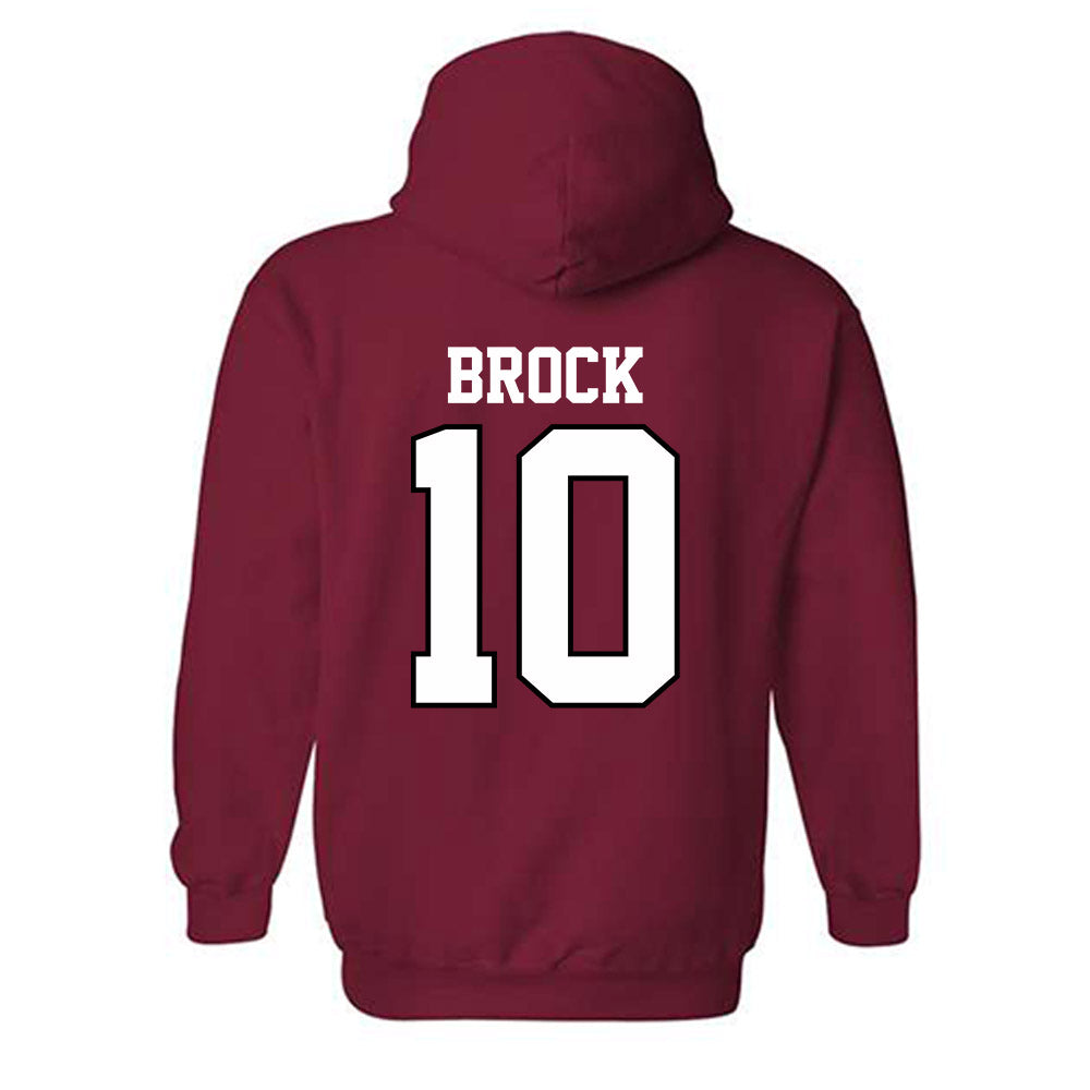 Oklahoma - NCAA Baseball : Brendan Brock - Classic Shersey Hooded Sweatshirt-1