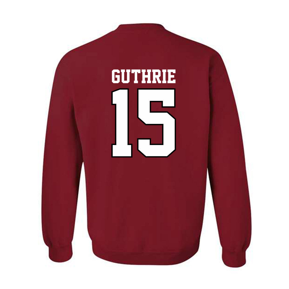 Oklahoma - NCAA Women's Soccer : Aly Guthrie - Classic Shersey Crewneck Sweatshirt-1