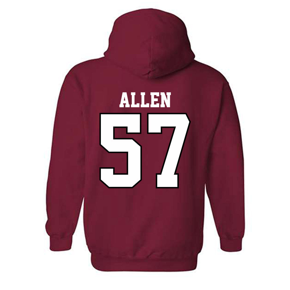 Oklahoma - NCAA Football : Gunnar Allen - Classic Shersey Hooded Sweatshirt-1