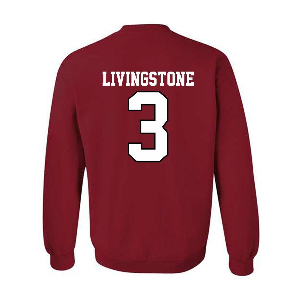 Oklahoma - NCAA Football : Parker Livingstone - Classic Shersey Crewneck Sweatshirt-1