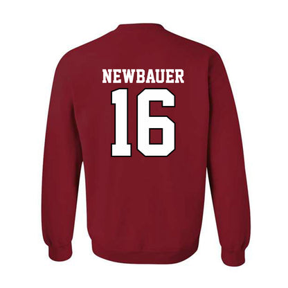 Oklahoma - NCAA Football : Whitt Newbauer - Classic Shersey Crewneck Sweatshirt-1