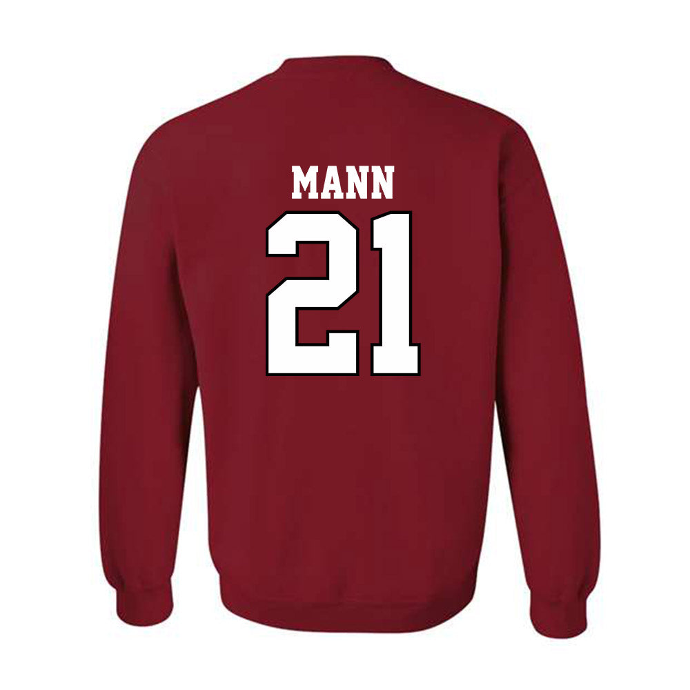 Oklahoma - NCAA Women's Volleyball : DaMya Mann - Classic Shersey Crewneck Sweatshirt-1