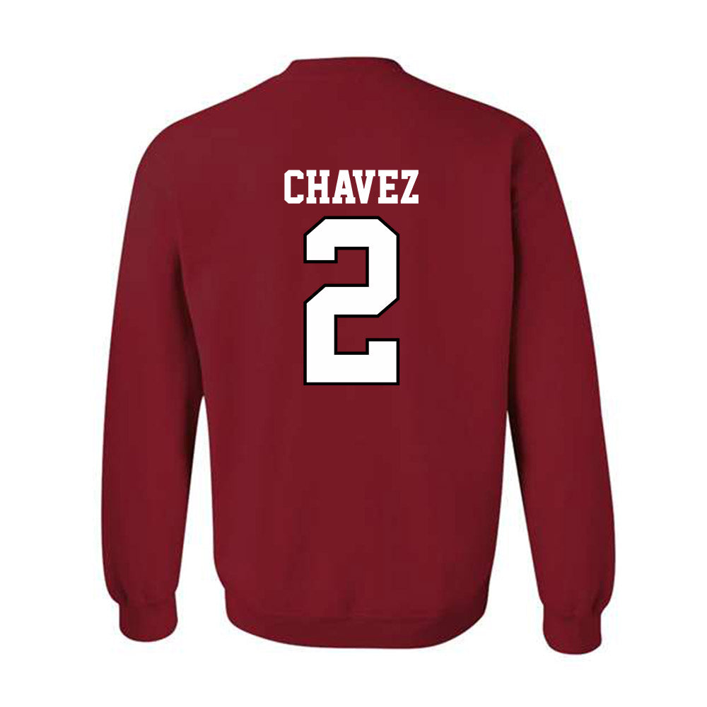 Oklahoma - NCAA Women's Basketball : Aaliyah Chavez - Classic Shersey Crewneck Sweatshirt-1